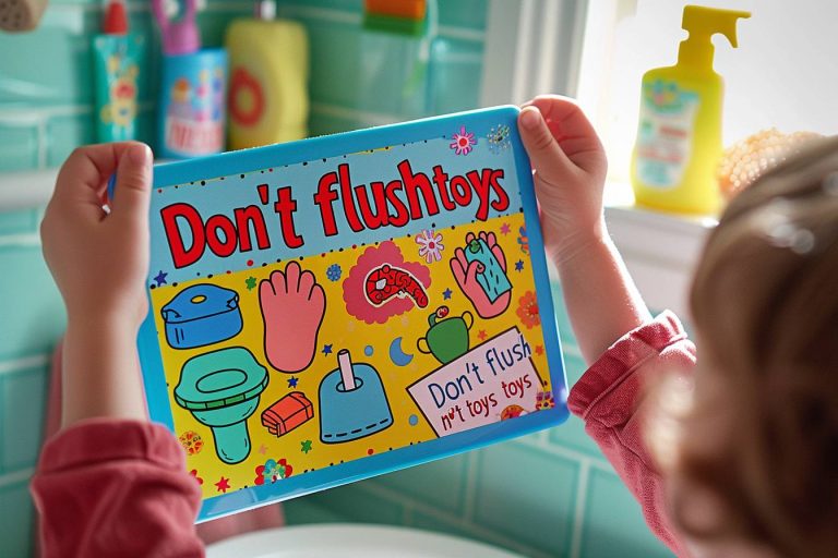 Comment éviter que les enfants bouchent les toilettes