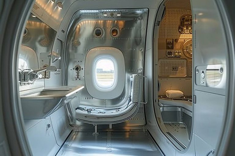 Pourquoi les toilettes dans les avions sont-elles si différentes