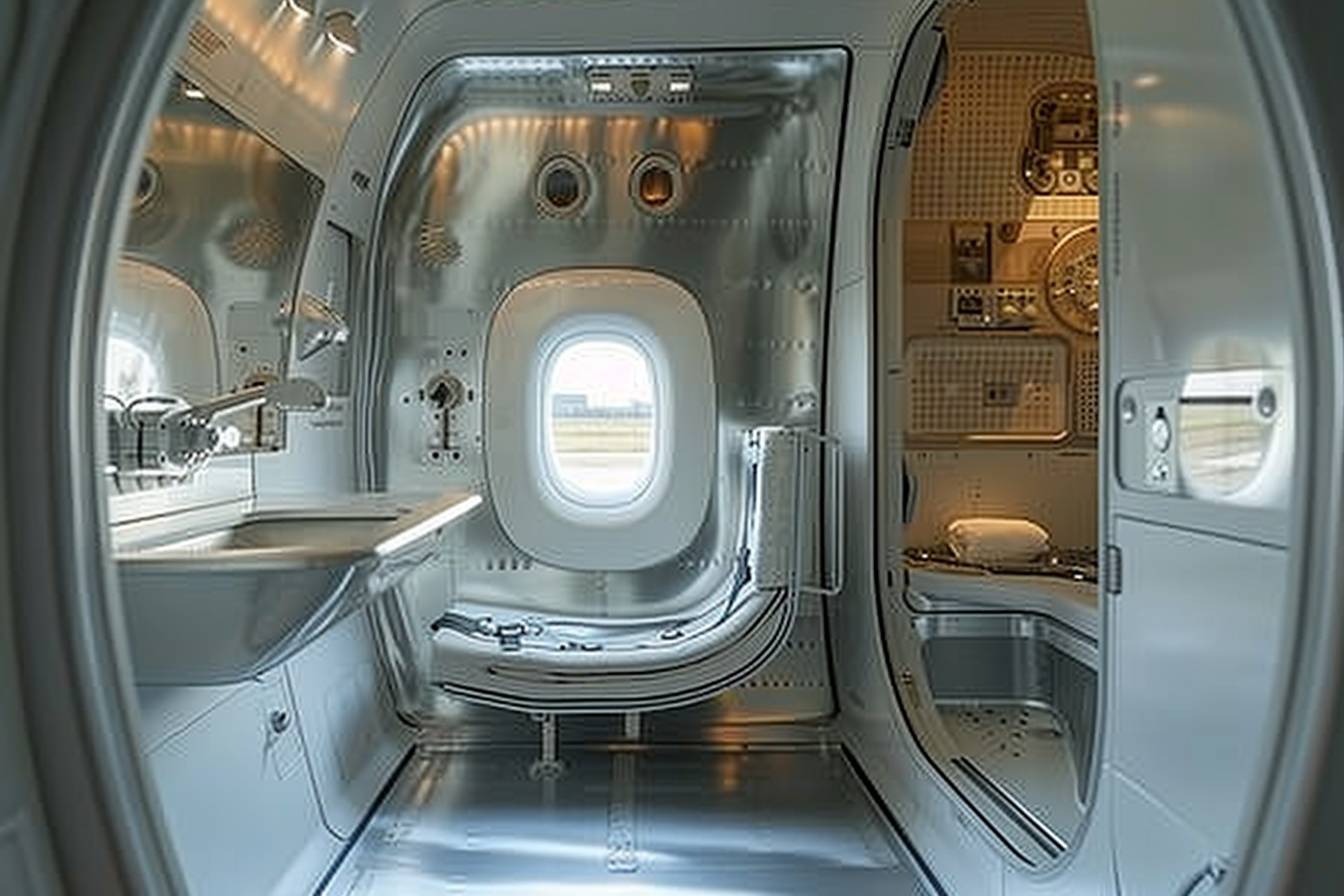 Pourquoi les toilettes dans les avions sont-elles si différentes