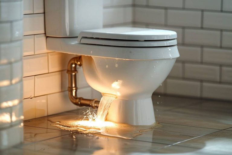 Pourquoi les toilettes fuient-elles à la base