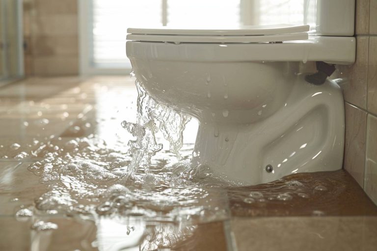 Que faire si l&rsquo;eau des toilettes déborde