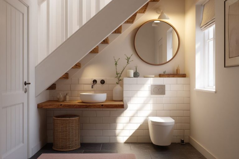 Créer un WC sous escalier : idées d’aménagement et ventilation