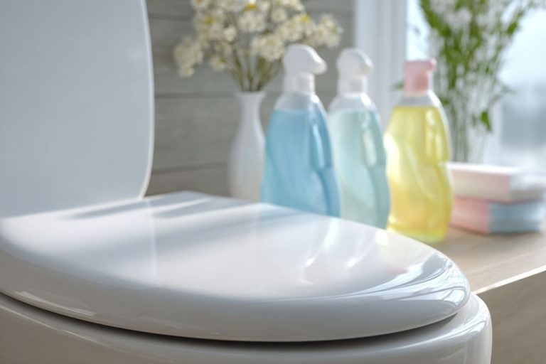 Entretien de la lunette et de l’abattant WC : produits et méthodes