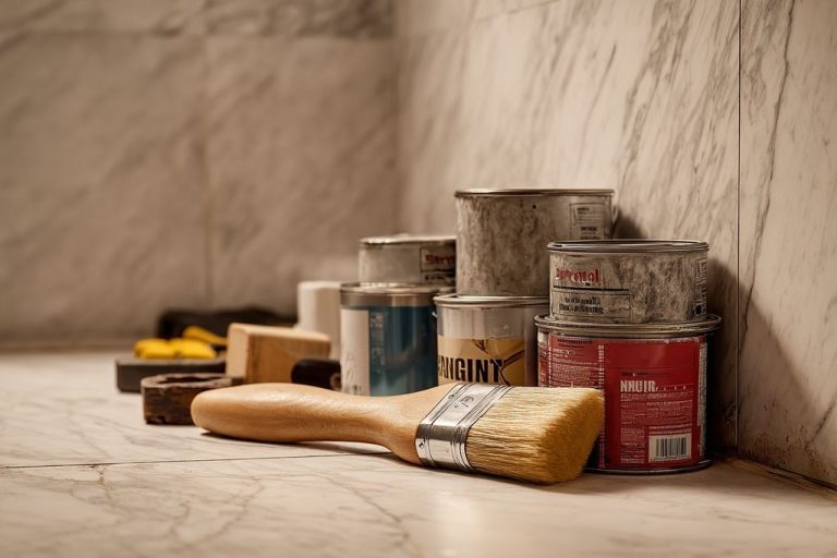 Rénovation WC avec peinture et sol PVC : idées avant/après