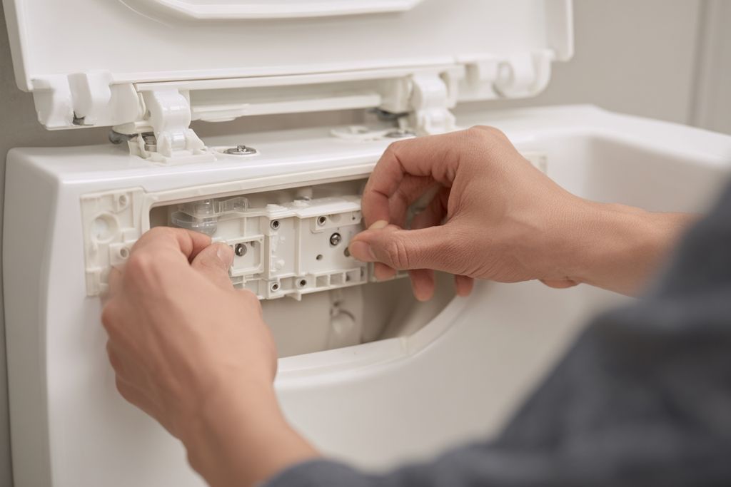 WC suspendu qui fuit au niveau du bâti : comment intervenir ?